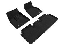 Load image into Gallery viewer, 3D MAXpider 15-19 Tesla Model S Elegant 1st 2nd Row - Floor Mat Set (Black)