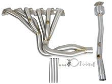 Load image into Gallery viewer, aFe Power Twisted Steel Long Tube Header & Connection Pipes (Street Series) 01-16 Nissan Patrol