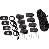 Westin Universal LED Rock Light Kit - 4 Lights - 14ft 9in Wiring Harness & Switch