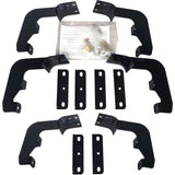 Westin 2015-2018 Chevrolet/GMC Colorado/Canyon Crew Cab Premier Oval Nerf Step Bar Mount Kit - Black
