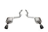 Corsa 24+ Ford Mustang GT Touring Axle-Back Dual Rear Exit with 4.5in Pro Series Black PVD Tips
