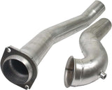BD Diesel Turbo Downpipe Kit - S400 4in Aluminized Full Marmon