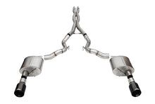 Load image into Gallery viewer, Corsa 24+ Ford Mustang GT Conv Xtreme CatBk Ex.Sys 3.0in Dual Rear Exit w4.5in Black StraightCut Tip