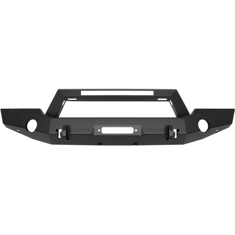 Westin 18-20 Jeep Wrangler WJ2 Full Width Front Bumper w/LED Light Bar Mount Textured Black
