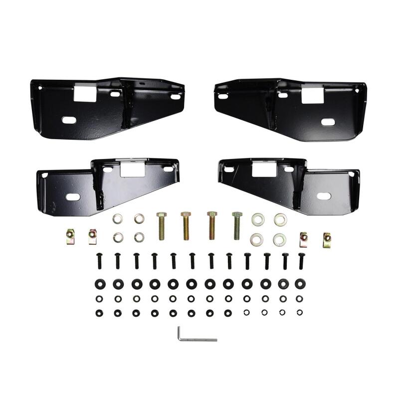 Westin 18-22 Jeep Wrangler JLU 4dr Platinum 4 Oval Nerf Step Bars - Tex. Blk