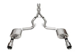 Corsa 24+ Ford Mustang GT Xtreme CatBack Exhaust Sys 3.0in Dual Rear Exit w/4.5in Straight Cut Tips