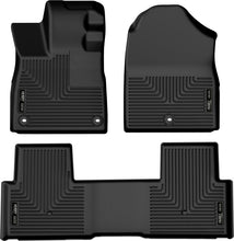 Load image into Gallery viewer, Husky Liners 2023 Honda Pilot Weatherbeater Black Front & 2nd Seat Floor Liners