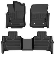 Load image into Gallery viewer, Husky Liners 23-24 Toyota Sequoia WeatherBeater Front & Second Row Floor Liners - Black