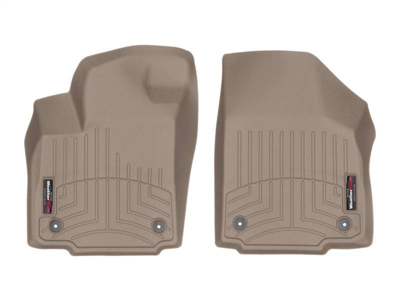 WeatherTech 17+ Ford F-250/F-350/F-450 Front FloorLiner - Tan (Fits 4x4 Floor Shifter)