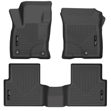 Load image into Gallery viewer, Husky Liners 21-22 Ford Bronco Sport WeatherBeater Front & 2nd Seat Floor Liners (Black)