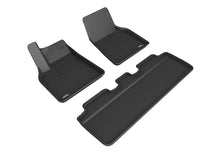 Load image into Gallery viewer, 3D MAXpider 21-22 Tesla Model Y 1st & 2nd Row Floormats - Black