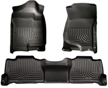 Load image into Gallery viewer, Husky Liners 07-13 GM Escalade/Suburban/Yukon WeatherBeater Black Front & 2nd Seat Floor Liners