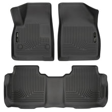 Load image into Gallery viewer, Husky Liners Weatherbeater 17-23 Cadillac XT5 / 17-23 GMC Acadia Front & 2nd Seat Floor Liners - Blk
