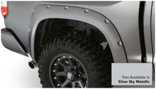 Load image into Gallery viewer, Bushwacker 16-18 Toyota Tundra Fleetside Pocket Style Flares 4pc 66.7/78.7/97.6in Bed - Silver Sky