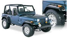 Load image into Gallery viewer, Bushwacker 87-95 Jeep Wrangler Cutout Style Flares 4pc Cutting Optional Not Renegade - Black