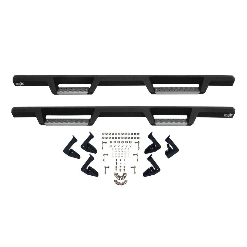 Westin 10-17 Toyota 4Runner Trail Edition (Excl. Ltd) HDX Stainless Drop Nerf Step Bars - Tex. Blk