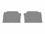 WeatherTech 24-26 Toyota Tacoma 2nd Row Rear All-Weather Floor Mats - Grey