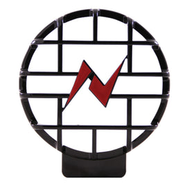 ANZO Protective Lens Universal 6in HID Black Protective Lens w/ ANZO USA Logo (Pair)