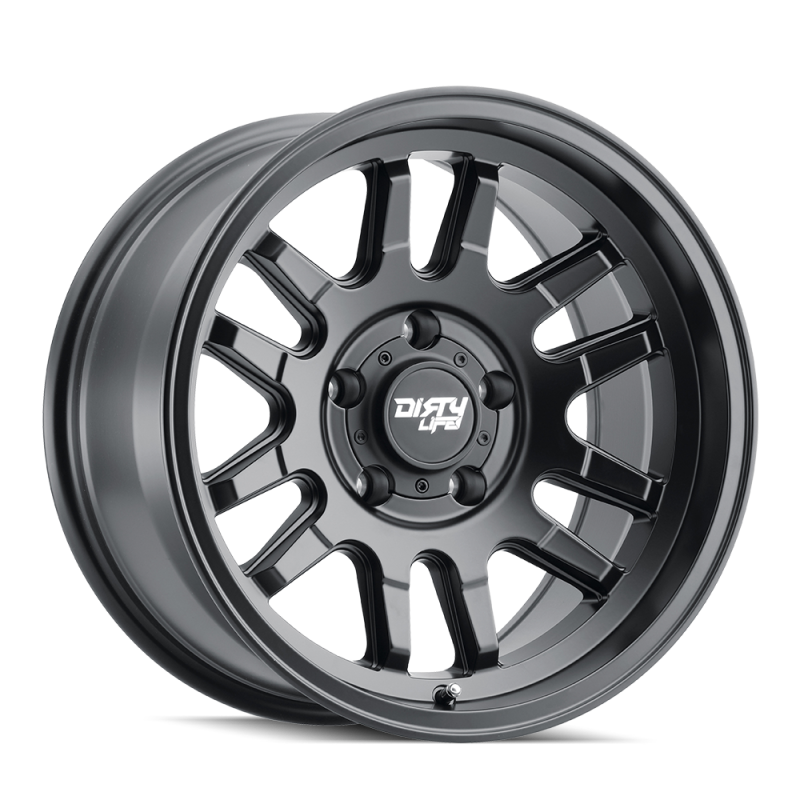 Dirty Life 9310 Canyon 17x9 / 6x139.7 BP / 0mm Offset / 106mm Hub Matte Black Wheel