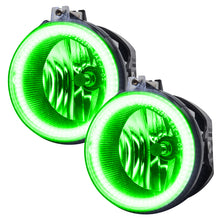 Load image into Gallery viewer, Oracle Dodge Challenger 08-14 LED Waterproof Fog Halo Kit - Green SEE WARRANTY