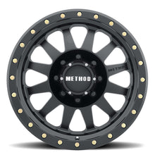 Load image into Gallery viewer, Method MR304 Double Standard 18x9 -12mm Offset 8x6.5 130.81mm CB Matte Black Wheel