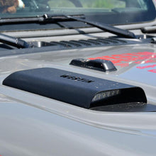 Load image into Gallery viewer, Westin 18-20 Jeep Wrangler JL 2dr LED Hood Scoops - Textured Black