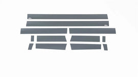 Putco 15-20 Ford F-150 Super Cab 6.5ft (4.25in Tall - 12pcs) Black Platinum Rocker Panels