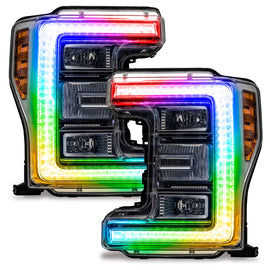 Oracle 17-19 Ford F-250/F-350 Superduty Headlight DRL Kit - ColorSHIFT w/ 2.0 Controller
