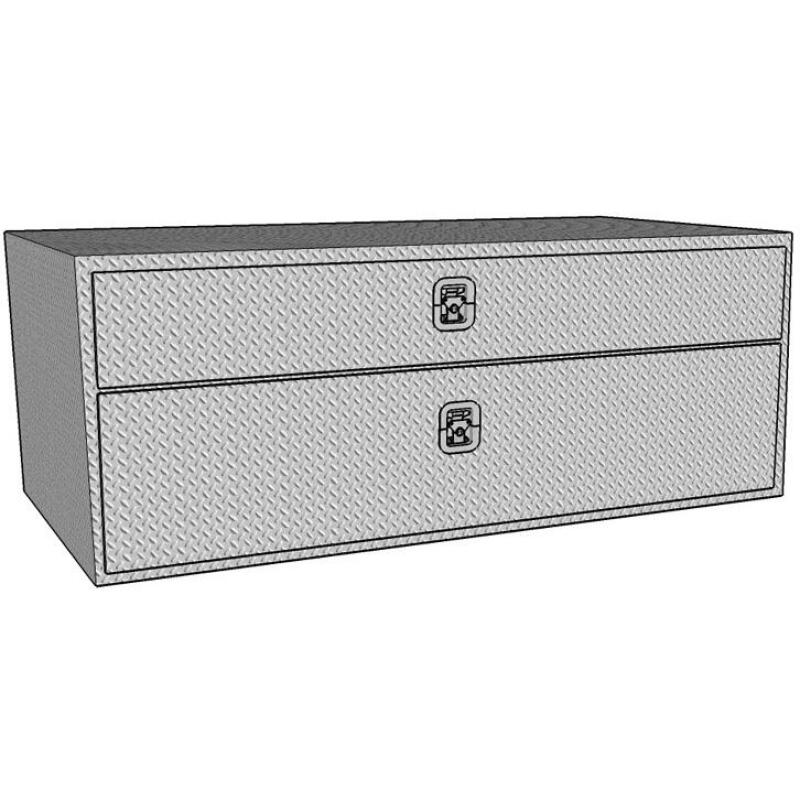 Westin/Brute UnderBody 36in x 20in w/ Top Drawer - Aluminum