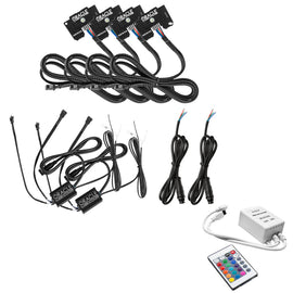 Oracle Jeep Wrangler JL/JT RGB+W Headlight DRL  Kit - ColorSHIFT w/ Simple Controller