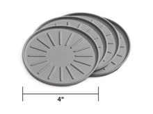 Load image into Gallery viewer, WeatherTech Round Coaster Set 4in. - Grey (Set of 4)