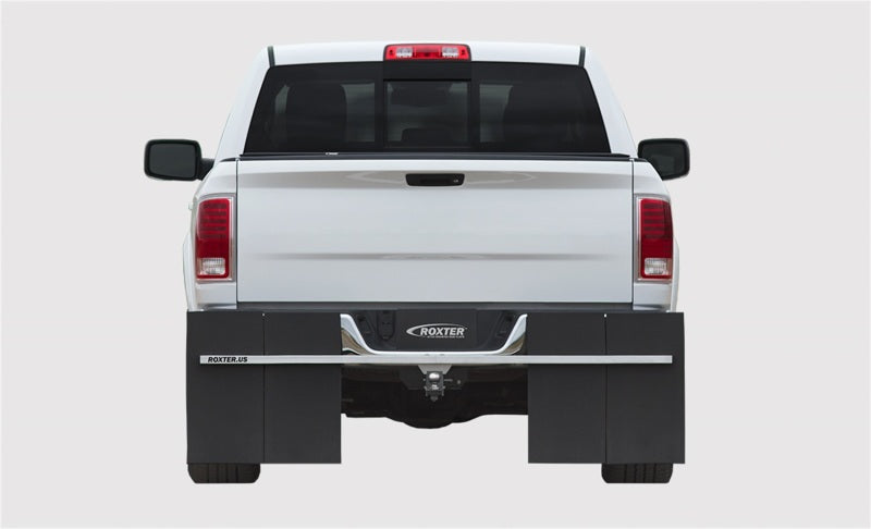 Access Roxter Universal Fit Pickups/SUVS 80in Wide Smooth Mill Finish Hitch Mounted Mud Flaps