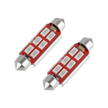 Load image into Gallery viewer, Oracle 44MM 6 LED 3-Chip Festoon Bulbs (Pair) - Red SEE WARRANTY