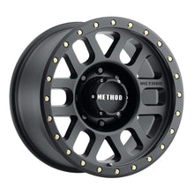 Load image into Gallery viewer, Method MR309 Grid 17x8.5 0mm Offset 8x6.5 130.81mm CB Matte Black Wheel