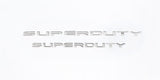 Putco 17-19 Ford SUPERDUTY Letters (Stamped/Stainless Steel) Tailgate/Rear