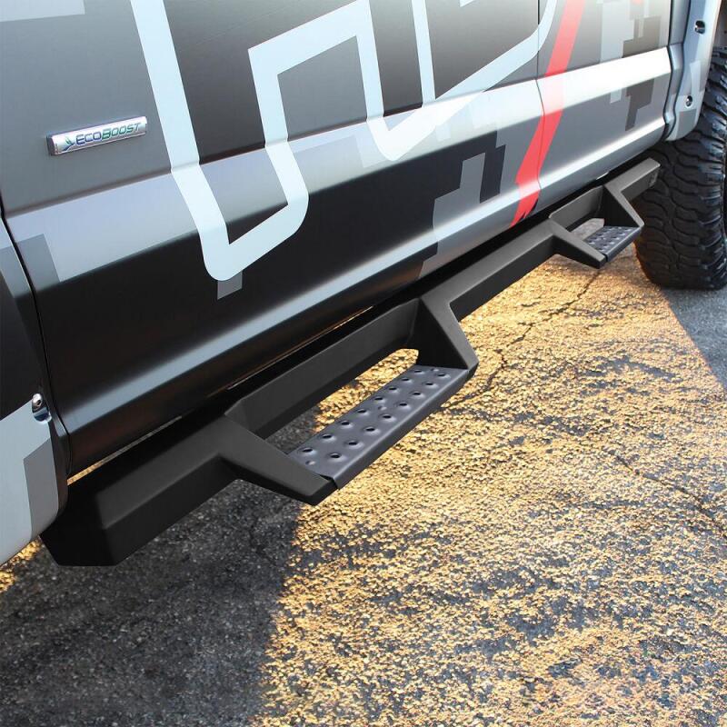 Westin/HDX Stainless 15-18 Ford F-150 SC/17-18 F-250/F-350 CC Drop Nerf Step Bars - Textured Black