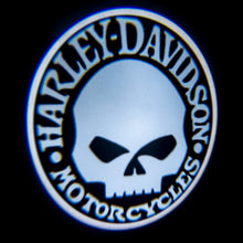 Load image into Gallery viewer, Oracle Door LED Projectors - Harley Davidson Skull - Harley Davidson Skull SEE WARRANTY