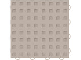 WeatherTech TechFloor 12in x 12in Solid Floor Tile w/ Raised Squares - Tan