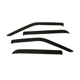 Westin 2015-2018 Ford F-150 SuperCrew Wade Slim Wind Deflector 4pc - Smoke