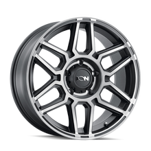 Load image into Gallery viewer, ION Type 146 20x9 / 5x127 BP / 0mm Offset / 78.1mm Hub Matte Black W/Machined Dart Tint Wheel