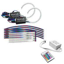Load image into Gallery viewer, Oracle 18-21 Ford Mustang DRL Upgrade w/ Halo Kit - ColorSHIFT w/ Simple Controller