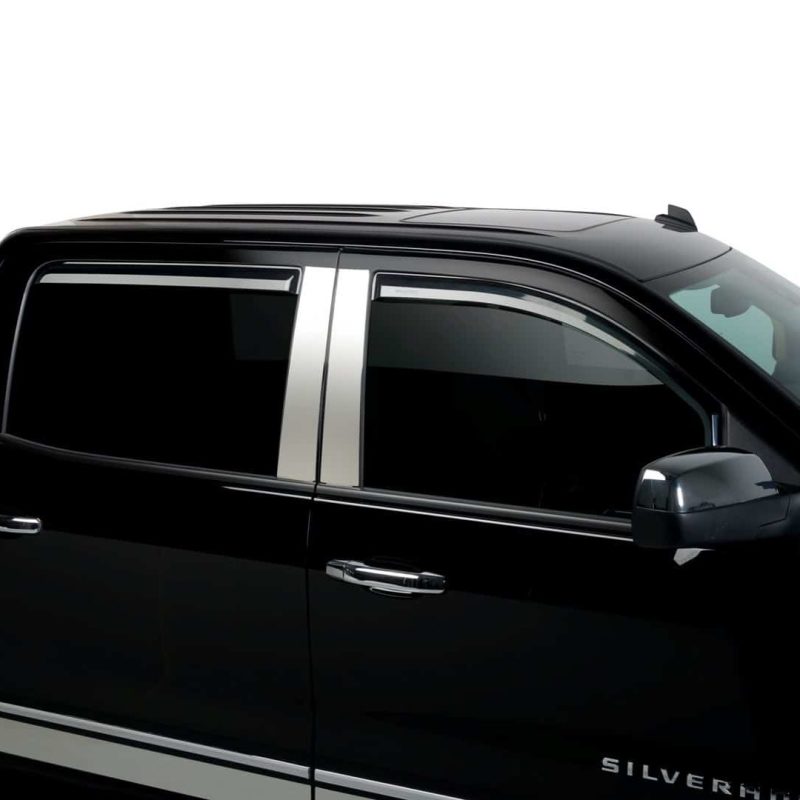 Putco 14-18 Chevy Silverado LD - 4 Door - Crew Cab Element Tinted Window Visors