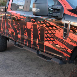 Westin/HDX 17-18 Ford F-150 SuperCrew Xtreme Nerf Step Bars - Textured Black