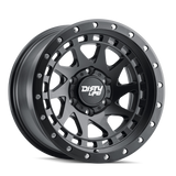 Dirty Life 9311 Enigma Pro 17x9/5x127 BP/-12mm Offset/71.5mm Hub Matte Black Wheel - Beadlock