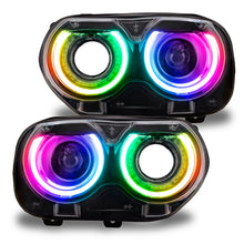Load image into Gallery viewer, Oracle 15-21 Dodge Challenger RGB+W Headlight DRL Upgrade Kit - ColorSHIFT - BC1