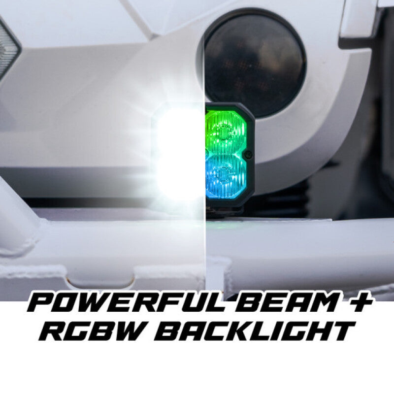 XKGlow XKmax RGBW Addressable Cube Light Kit - Driving Beam