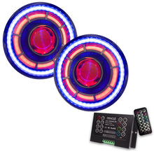 Load image into Gallery viewer, ORACLE Lighting 0718 Jeep Wrangler JK Oculus 7in ColorSHIFT Bi-LED Projector Headlights
