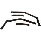 Westin 2015-2018 Ford F-150 SuperCab Wade In-Channel Wind Deflector 4pc - Smoke