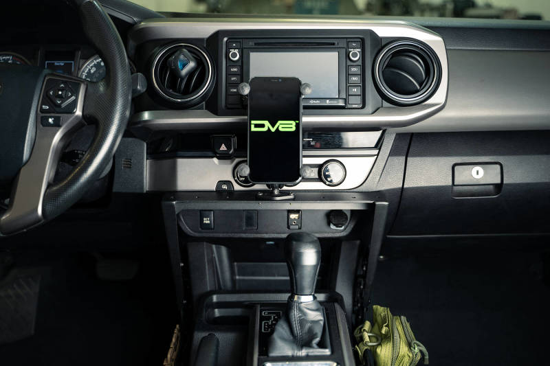 DV8 Offroad 16-23 Toyota Tacoma Center Console Molle Panels & Device Mount