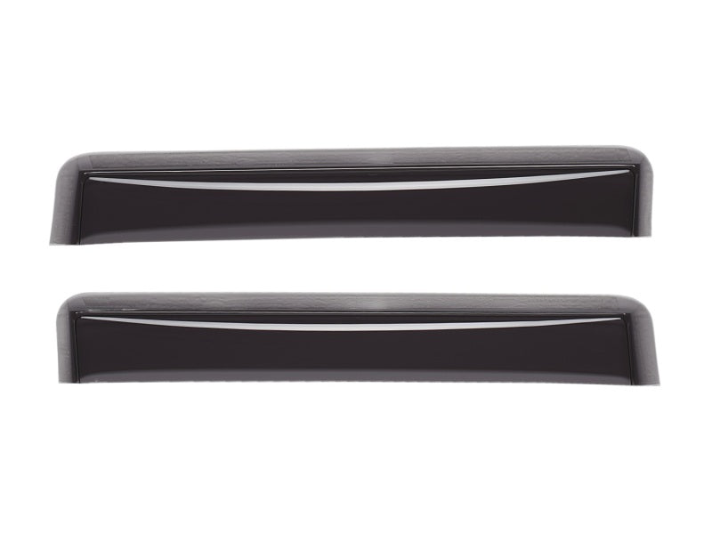 WeatherTech 02+ Nissan X-Trail Rear Side Window Deflectors - Dark Smoke